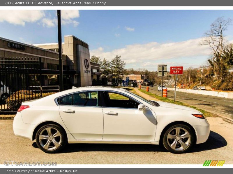 Bellanova White Pearl / Ebony 2012 Acura TL 3.5 Advance
