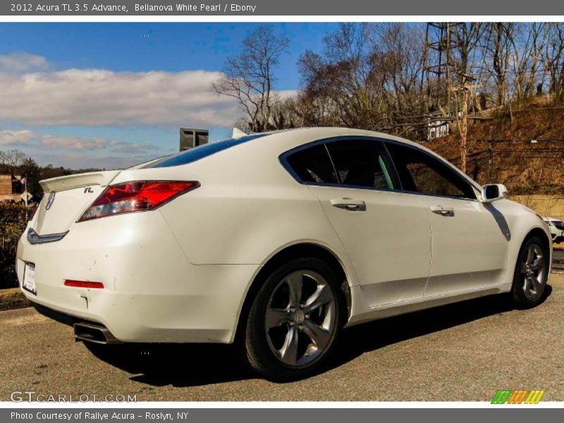Bellanova White Pearl / Ebony 2012 Acura TL 3.5 Advance