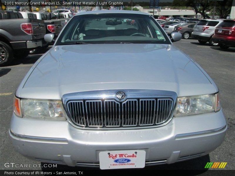 Silver Frost Metallic / Light Graphite 2001 Mercury Grand Marquis LS