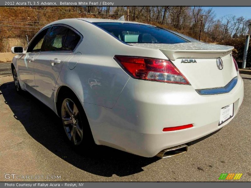 Bellanova White Pearl / Ebony 2012 Acura TL 3.5 Advance