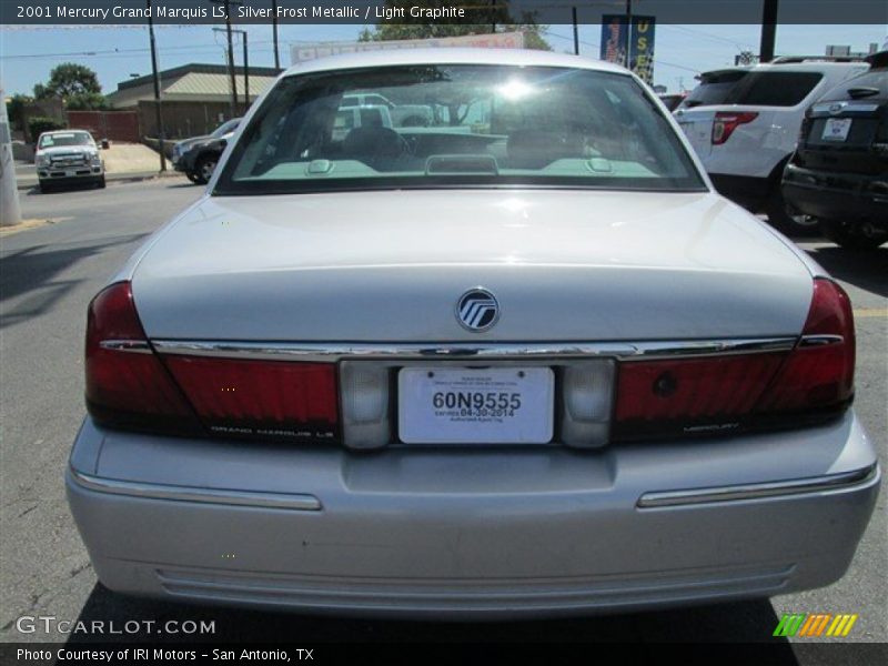 Silver Frost Metallic / Light Graphite 2001 Mercury Grand Marquis LS
