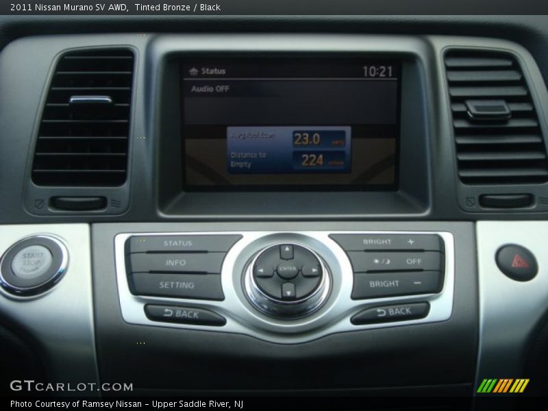 Tinted Bronze / Black 2011 Nissan Murano SV AWD