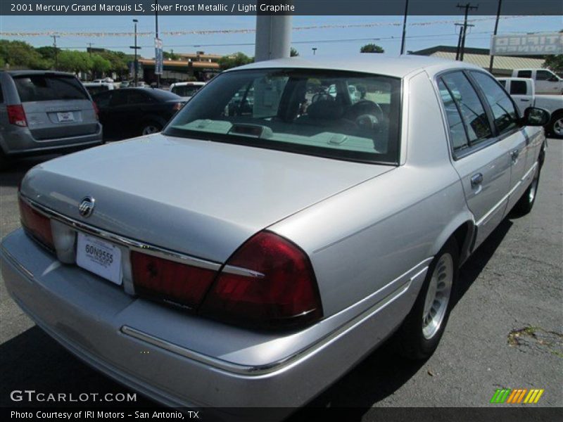 Silver Frost Metallic / Light Graphite 2001 Mercury Grand Marquis LS