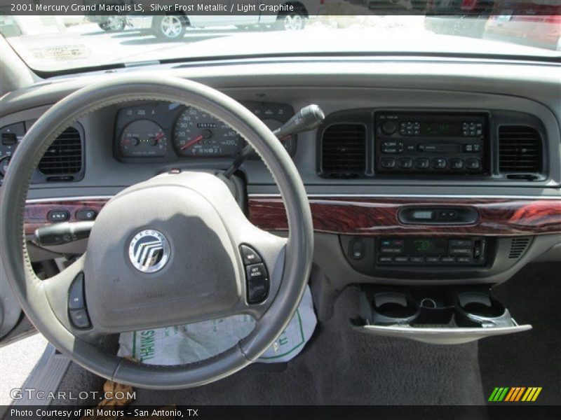 Silver Frost Metallic / Light Graphite 2001 Mercury Grand Marquis LS