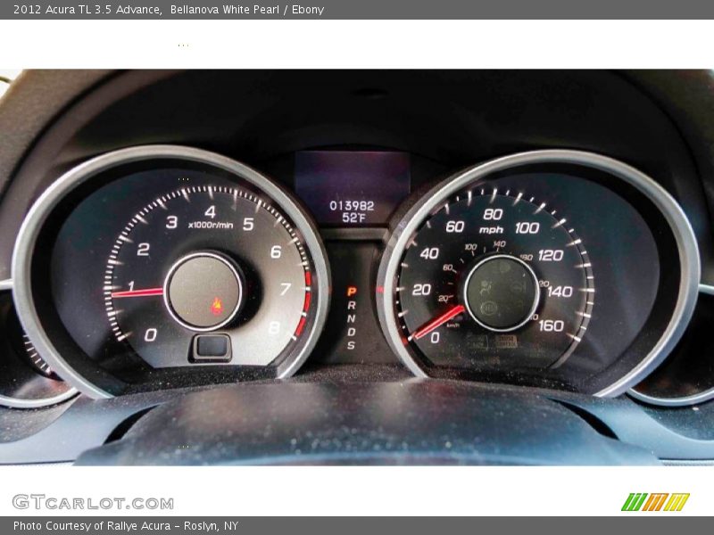 Bellanova White Pearl / Ebony 2012 Acura TL 3.5 Advance
