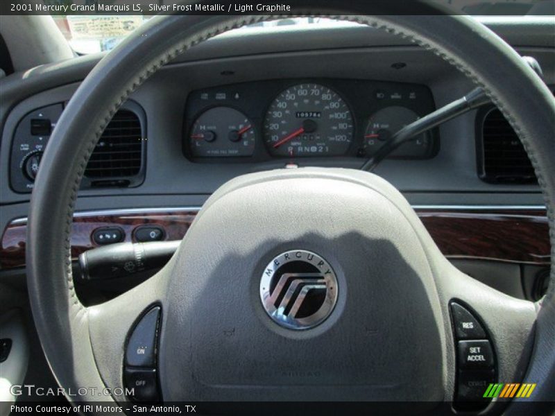 Silver Frost Metallic / Light Graphite 2001 Mercury Grand Marquis LS
