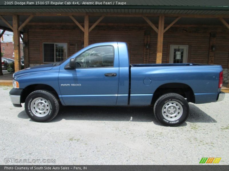 Atlantic Blue Pearl / Taupe 2005 Dodge Ram 1500 ST Regular Cab 4x4