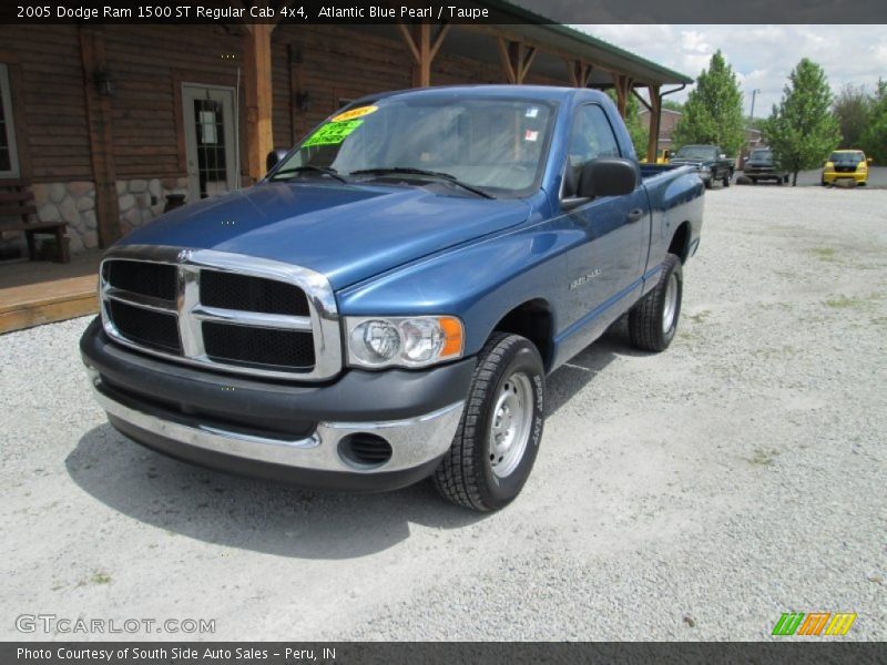 Atlantic Blue Pearl / Taupe 2005 Dodge Ram 1500 ST Regular Cab 4x4
