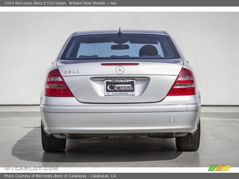 Brilliant Silver Metallic / Ash 2004 Mercedes-Benz E 500 Sedan