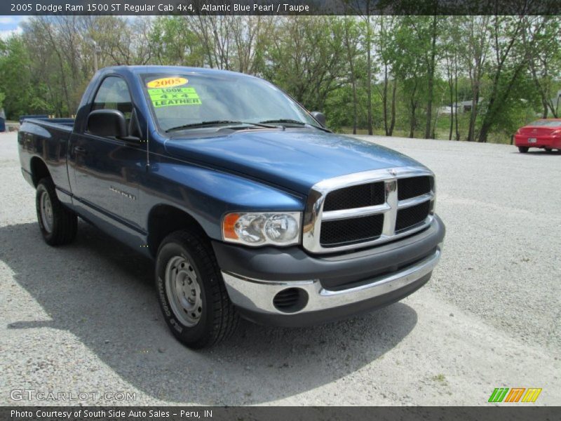 Atlantic Blue Pearl / Taupe 2005 Dodge Ram 1500 ST Regular Cab 4x4