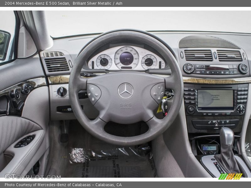 Brilliant Silver Metallic / Ash 2004 Mercedes-Benz E 500 Sedan
