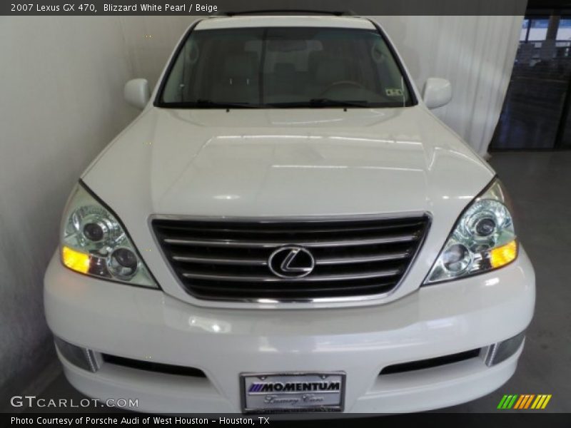 Blizzard White Pearl / Beige 2007 Lexus GX 470