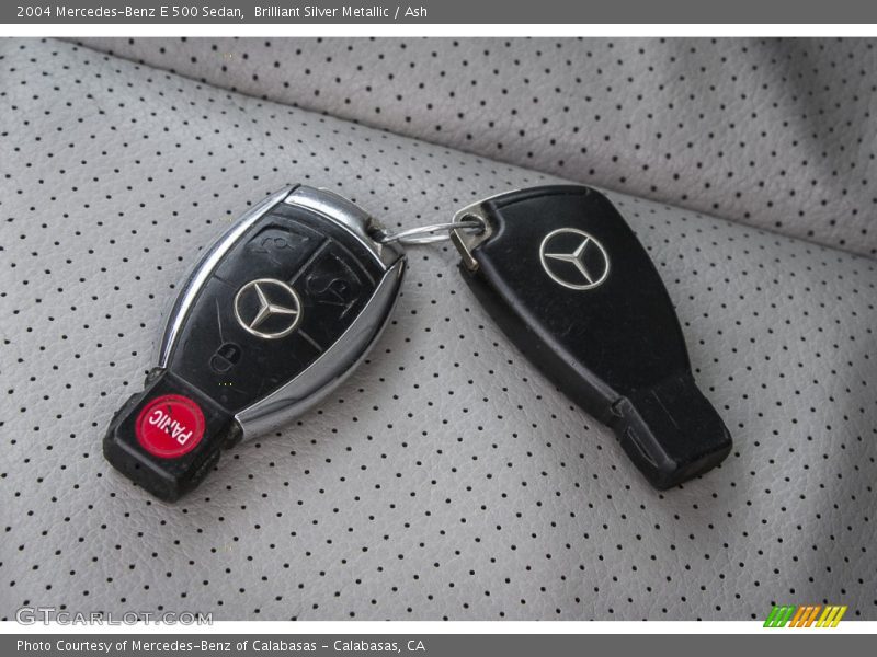 Brilliant Silver Metallic / Ash 2004 Mercedes-Benz E 500 Sedan