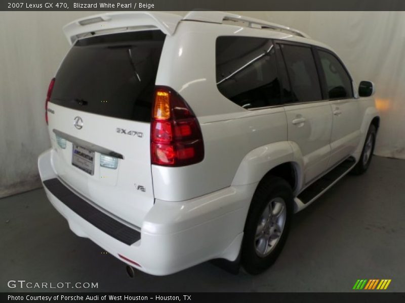 Blizzard White Pearl / Beige 2007 Lexus GX 470