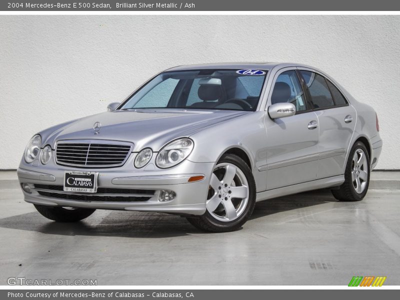 Brilliant Silver Metallic / Ash 2004 Mercedes-Benz E 500 Sedan