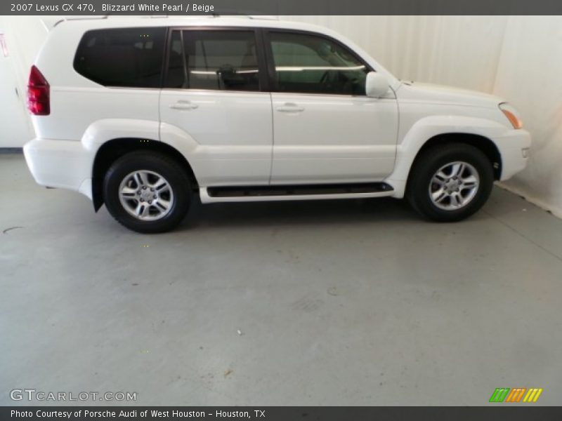 Blizzard White Pearl / Beige 2007 Lexus GX 470