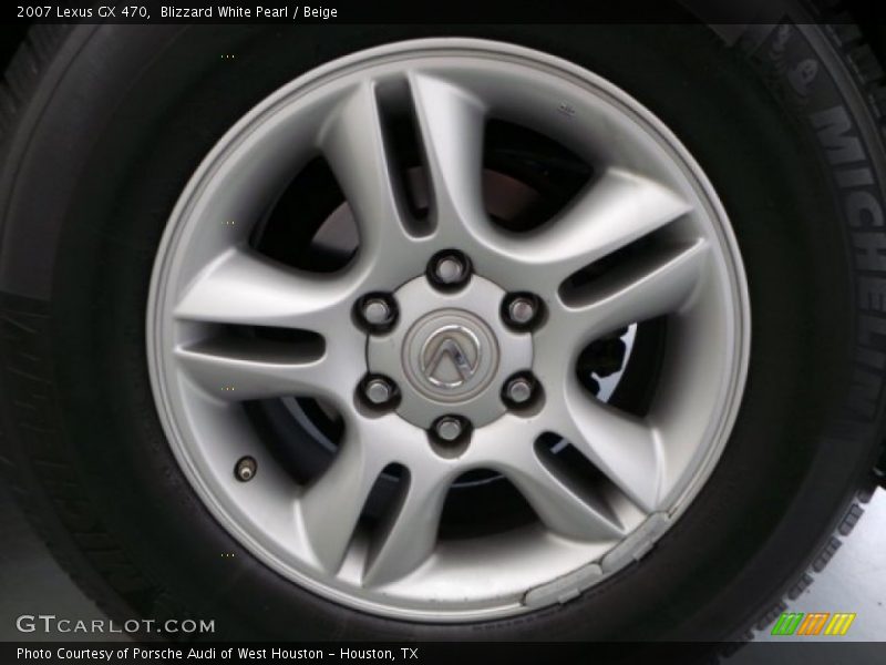 Blizzard White Pearl / Beige 2007 Lexus GX 470