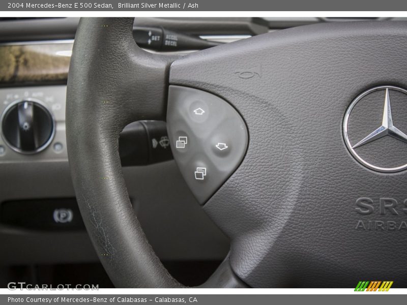 Brilliant Silver Metallic / Ash 2004 Mercedes-Benz E 500 Sedan