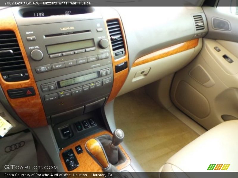 Blizzard White Pearl / Beige 2007 Lexus GX 470