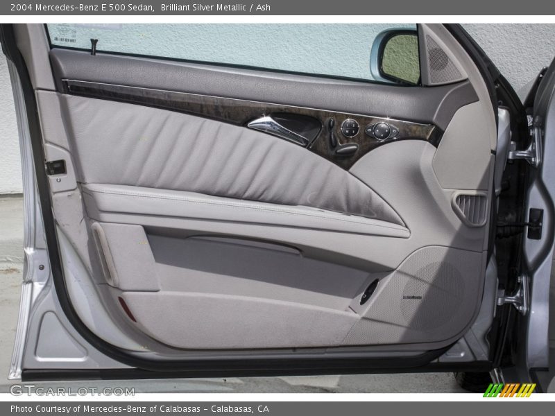 Brilliant Silver Metallic / Ash 2004 Mercedes-Benz E 500 Sedan