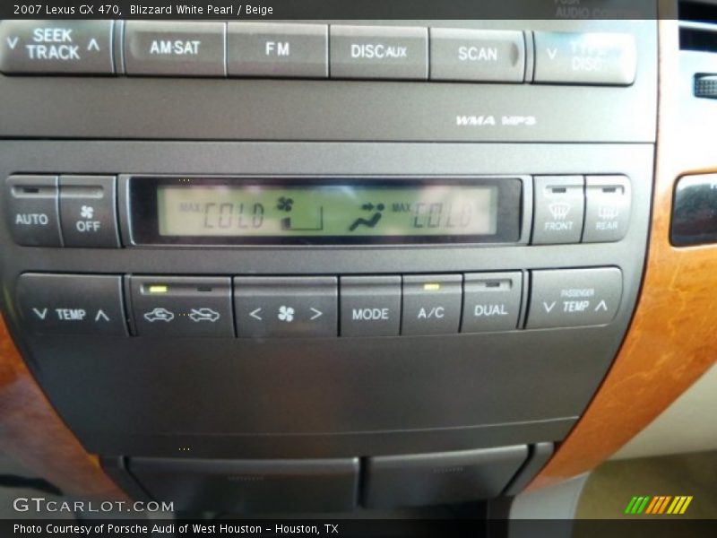 Blizzard White Pearl / Beige 2007 Lexus GX 470