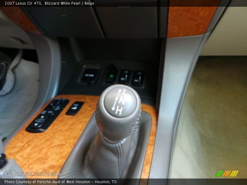 Blizzard White Pearl / Beige 2007 Lexus GX 470