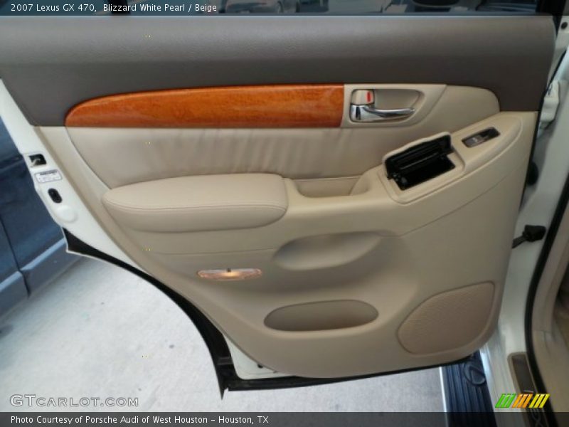 Blizzard White Pearl / Beige 2007 Lexus GX 470