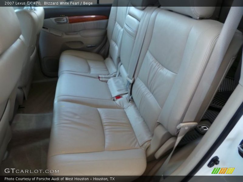 Blizzard White Pearl / Beige 2007 Lexus GX 470