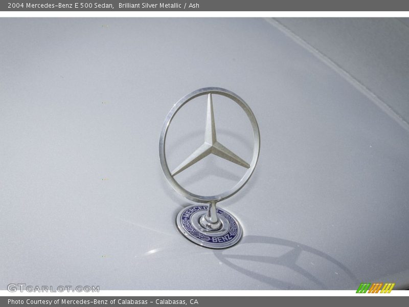 Brilliant Silver Metallic / Ash 2004 Mercedes-Benz E 500 Sedan