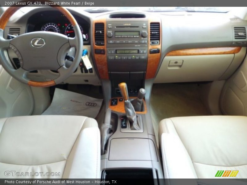 Blizzard White Pearl / Beige 2007 Lexus GX 470