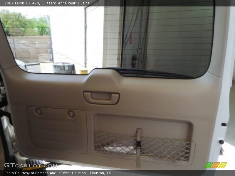Blizzard White Pearl / Beige 2007 Lexus GX 470