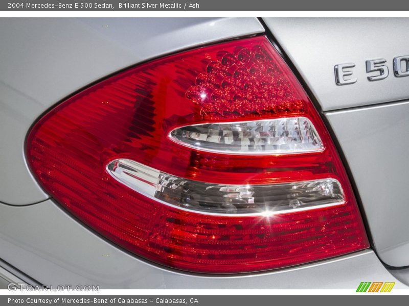 Brilliant Silver Metallic / Ash 2004 Mercedes-Benz E 500 Sedan