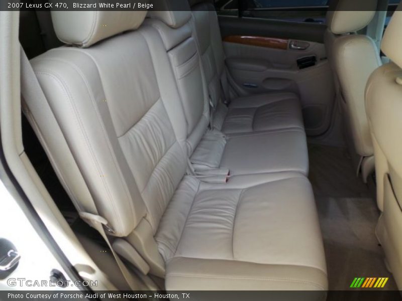 Blizzard White Pearl / Beige 2007 Lexus GX 470