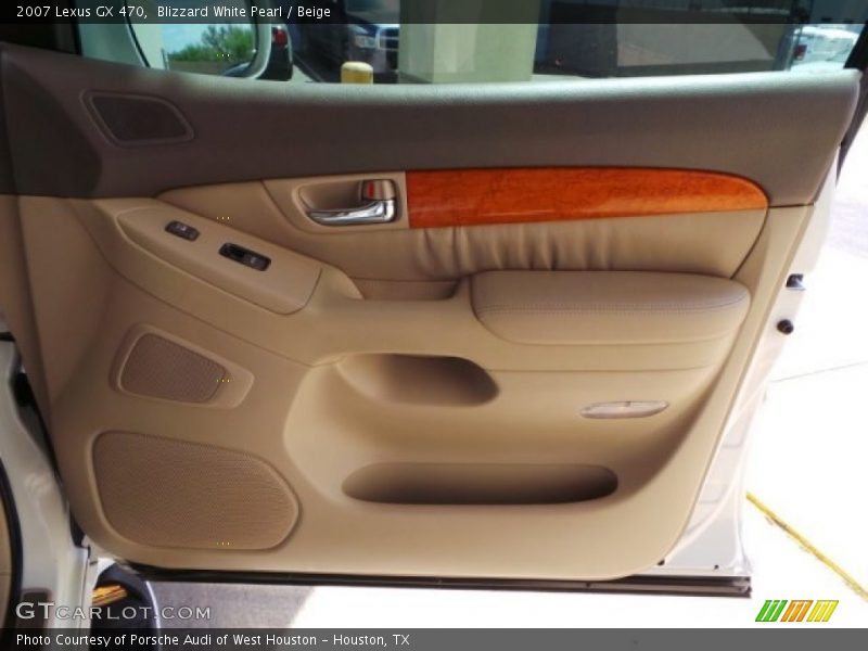 Blizzard White Pearl / Beige 2007 Lexus GX 470