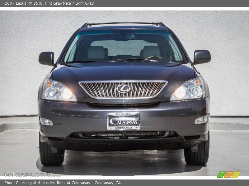 Flint Gray Mica / Light Gray 2007 Lexus RX 350