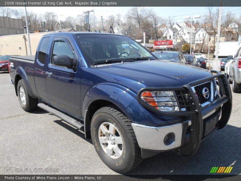 Majestic Blue / Graphite 2008 Nissan Frontier LE King Cab 4x4