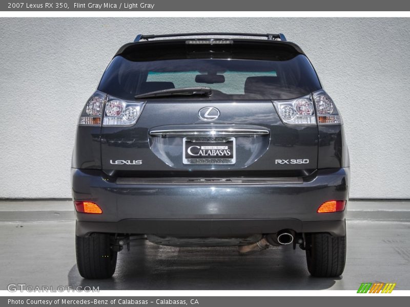 Flint Gray Mica / Light Gray 2007 Lexus RX 350