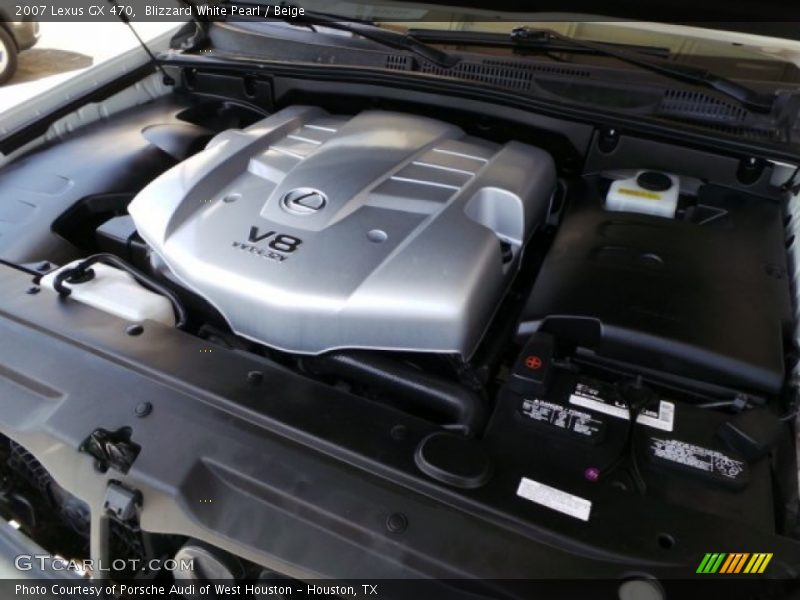 Blizzard White Pearl / Beige 2007 Lexus GX 470