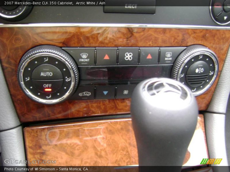 Arctic White / Ash 2007 Mercedes-Benz CLK 350 Cabriolet