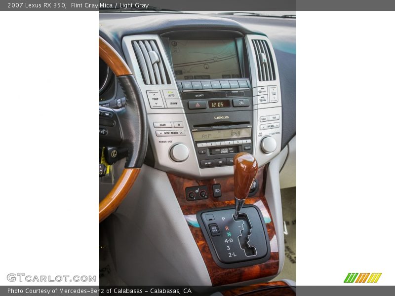 Flint Gray Mica / Light Gray 2007 Lexus RX 350