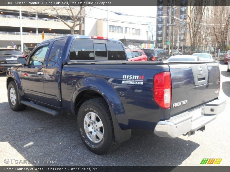 Majestic Blue / Graphite 2008 Nissan Frontier LE King Cab 4x4