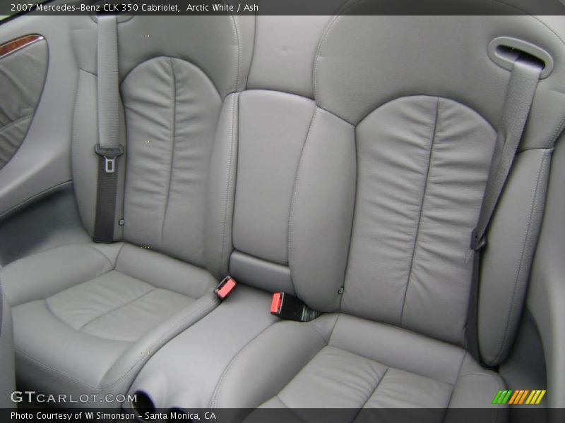 Arctic White / Ash 2007 Mercedes-Benz CLK 350 Cabriolet