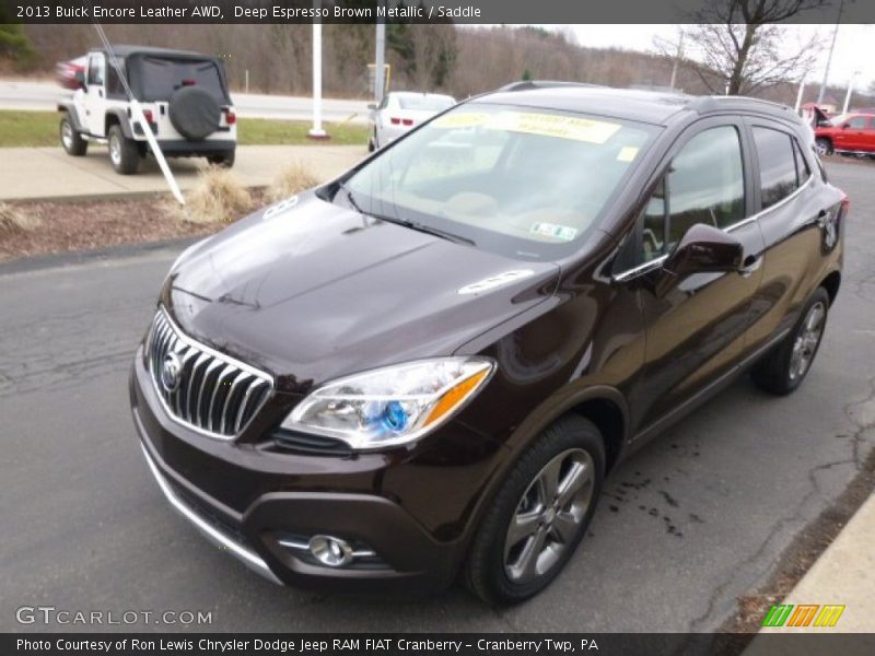 Deep Espresso Brown Metallic / Saddle 2013 Buick Encore Leather AWD