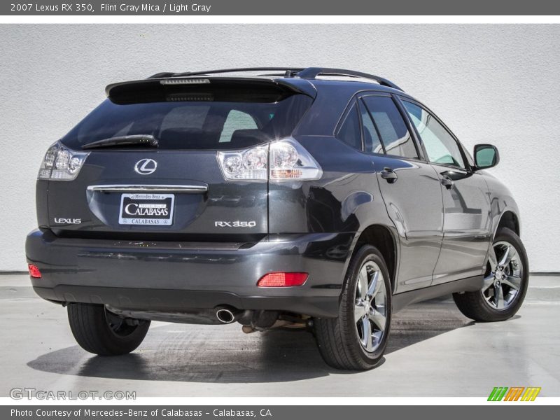 Flint Gray Mica / Light Gray 2007 Lexus RX 350