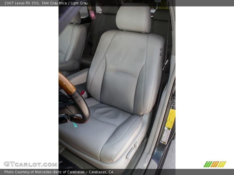 Flint Gray Mica / Light Gray 2007 Lexus RX 350