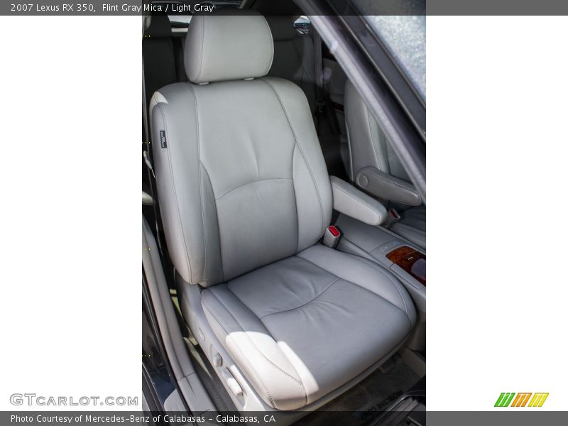 Flint Gray Mica / Light Gray 2007 Lexus RX 350