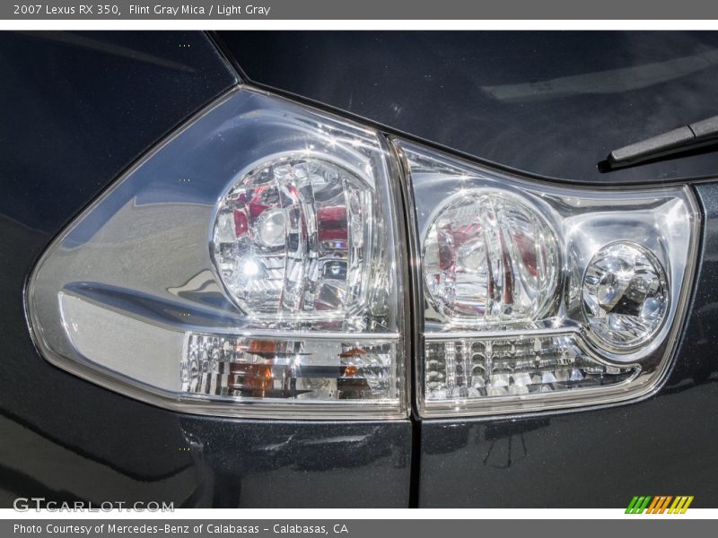 Flint Gray Mica / Light Gray 2007 Lexus RX 350