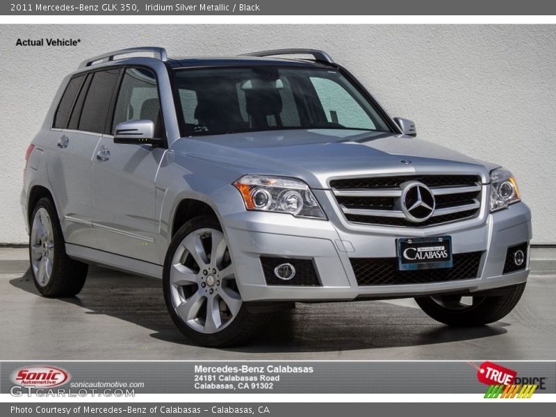Iridium Silver Metallic / Black 2011 Mercedes-Benz GLK 350