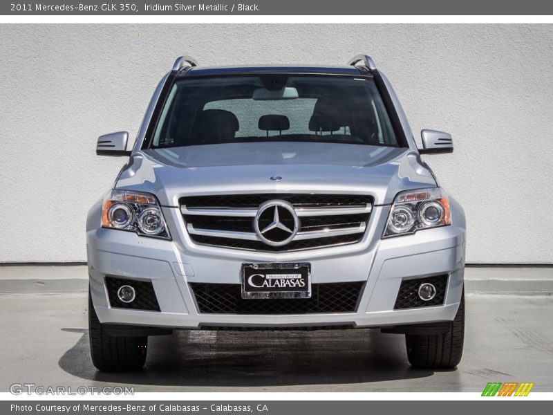 Iridium Silver Metallic / Black 2011 Mercedes-Benz GLK 350