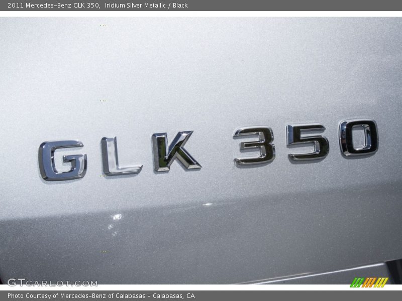 Iridium Silver Metallic / Black 2011 Mercedes-Benz GLK 350